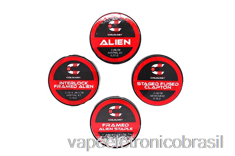 Vape Recarregável Coilology Desempenho Bobinas Pré-construídas Alienígena Tmn80 - 0,13ohm Ni80 27ga